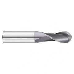 9/16 x 1-1/4 x 3-1/2 2 Flute Ball Nose  End Mill- Series 3215SD - Top Tool & Supply