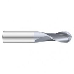 1/2 x 1 x 3 2 Flute Ball Nose  End Mill- Series 3215SD - Top Tool & Supply