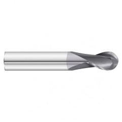 7/16 x 3/4 x 2-3/4 2 Flute Ball Nose  End Mill- Series 3215STB - Top Tool & Supply