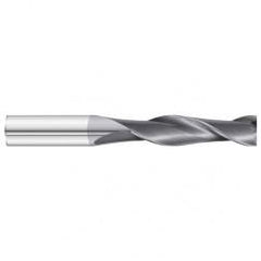 3/16 Dia. x 3 Overall Length 2-Flute Square End Solid Carbide SE End Mill-Round Shank-Center Cut-TiAlN - Top Tool & Supply