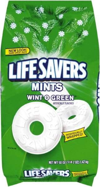 LifeSavers - Candy - Hard Candy, Wint-O-Green, 50oz Bag - Top Tool & Supply