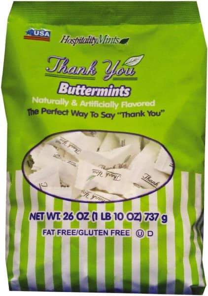 Hospitality Mints - Candy - Thank You Buttermints Candies, 26 oz Bag - Top Tool & Supply