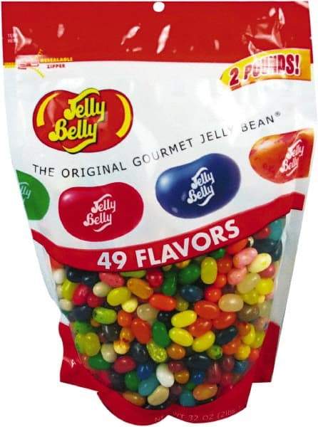 Jelly Belly - Candy - Candy, 49 Assorted Flavors, 2lb Bag - Top Tool & Supply