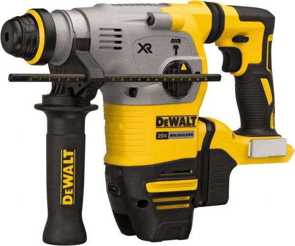 DeWALT - 20 Volt 1-1/8" SDS Plus Chuck Cordless Rotary Hammer - 0 to 4,480 BPM, 0 to 1,500 RPM, Reversible - Top Tool & Supply