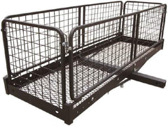 Erickson Manufacturing - Steel Folding Cargo Carrier - 20" Wide x 60.0" Long, Black, For Use with 2" Receivers - Top Tool & Supply