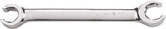 GearWrench - 13 x 14mm, Double End Head, Open End Flare Nut Wrench - 7-5/8" OAL, Steel, Full Polish, 6 Points - Top Tool & Supply