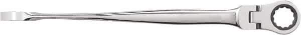 GearWrench - 11/32" 12 Point Flexhead Combination Wrench - 6-1/2" OAL, Steel, Full Polish Finish - Top Tool & Supply