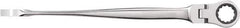 GearWrench - 14mm 12 Point Flexhead Combination Wrench - 9-1/4" OAL, Steel, Full Polish Finish - Top Tool & Supply