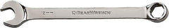 GearWrench - 17mm 6 Point Combination Wrench - 10-1/4" OAL, Steel, Full Polish Finish - Top Tool & Supply