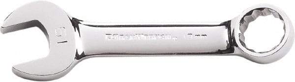 GearWrench - 19mm 12 Point Combination Wrench - 5-7/16" OAL, Steel, Full Polish Finish - Top Tool & Supply