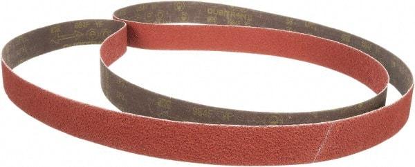 3M - 3/4" Wide x 18" OAL, 120 Grit, Aluminum Oxide Abrasive Belt - Aluminum Oxide, Coated, XF Weighted Cloth Backing, Series 384F - Top Tool & Supply