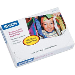 Epson - 4" x 6" White Photo Paper - Use with Inkjet Printers - Top Tool & Supply