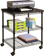 Safco - Black Case/Stand - Use with Office Machines - Top Tool & Supply