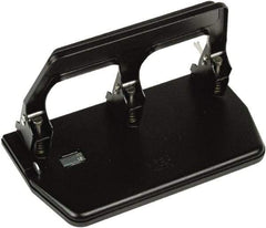 Master - Paper Punches Type: 40 Sheet Three-Hole Punch Color: Black - Top Tool & Supply