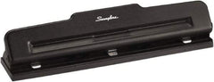 Swingline - Paper Punches Type: 10 Sheet Three-Hole Punch Color: Black - Top Tool & Supply