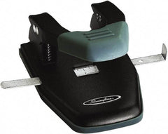 Swingline - Paper Punches Type: 28 Sheet Two Hole Punches Color: Black/Gray - Top Tool & Supply