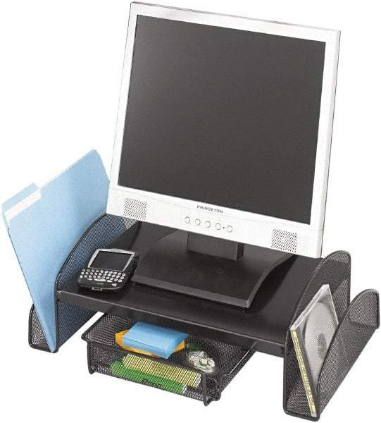 Safco - Black Printer/Copier Stand - Use with Monitor - Top Tool & Supply