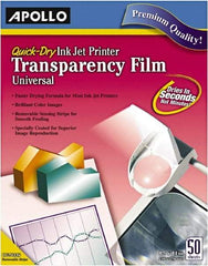 Apollo - Transparency Films & Sleeves Audio Visual Conference Accessory Type: Transparency Sleeves For Use With: Inkjet Printers; Copiers - Top Tool & Supply