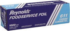 Reynolds - Standard Aluminum Foil Roll, 12" x 1,000', Silver - Use with Food Protection - Top Tool & Supply