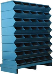 Stackbin - 8 Bin, Shelving Unit with Openings & Base - 37" Wide x 46-1/2" High - Top Tool & Supply