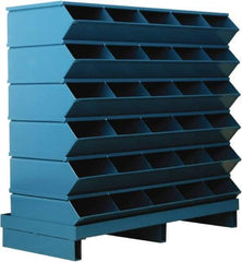 Stackbin - 6 Bin, Shelving Unit with Openings & Base - 37" Wide x 35-1/2" High - Top Tool & Supply