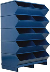 Stackbin - 5 Bin, Shelving Unit with Openings & Base - 37" Wide x 50" High - Top Tool & Supply