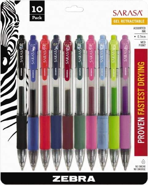 Zebra - Conical Roller Ball Pen - Assorted Colors - Top Tool & Supply