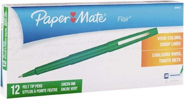 Paper Mate - Needle Porous Point Pen - Green - Top Tool & Supply