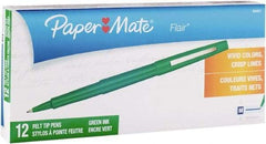 Paper Mate - Needle Porous Point Pen - Green - Top Tool & Supply