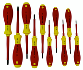 Insulated Torx® Screwdriver Set T6 - T30. 10 Pieces - Top Tool & Supply