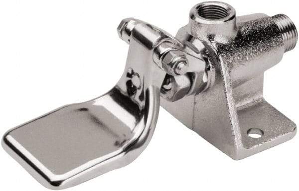 SANI-LAV - Faucet Replacement Single Pedal Foot Valve - Floor Mount - Brass, Use with Sinks, Wash Stations Scrub Sinks - Top Tool & Supply