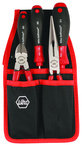 Soft Grip Belt Pack Pouch Set With Slotted & Philips Drivers Diagonal Cutters & Long Nose Pliers. 5 Pc. Set - Top Tool & Supply