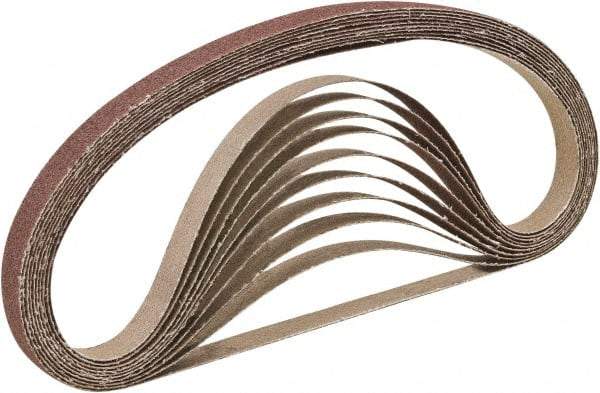 Camel Grinding Wheels - 1/4" Wide x 24" OAL, 40 Grit, Aluminum Oxide Abrasive Belt - Aluminum Oxide, Medium, Coated, X Weighted Cloth Backing, Dry, Series A3 - Top Tool & Supply