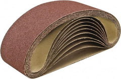 Camel Grinding Wheels - 3" Wide x 18" OAL, 60 Grit, Aluminum Oxide Abrasive Belt - Aluminum Oxide, Medium, Coated, J Weighted Paper Backing, Dry, Series PAOJ - Top Tool & Supply