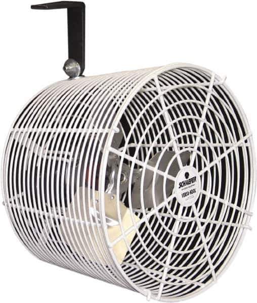 Schaefer Ventilation Equipment - 8" Blade, 1/100 hp, 450 CFM, Industrial Circulation Fan - Ceiling Mount, 1 Speed - Top Tool & Supply