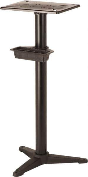 Enco - 29-1/2" Long, Grinding Pedestal Stand - Use with 6, 7, 8 & 10" Grinders & Buffers - Top Tool & Supply