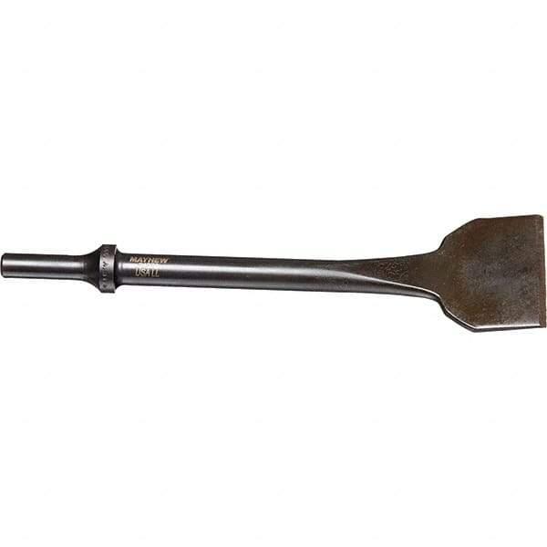 Mayhew - 2" Head Width, 8-1/2" OAL, Scraper Punch - Round Drive, Round Shank, Steel - Top Tool & Supply