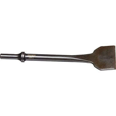 Mayhew - 2" Head Width, 8-1/2" OAL, Scraper Punch - Round Drive, Round Shank, Steel - Top Tool & Supply