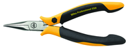Short Snipe (Chain) Nose Straight; Serrated Jaw Pliers ESD Safe Precision - Top Tool & Supply