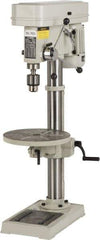 Enco - 330mm Swing, Step Pulley Drill Press - 16 Speed, 3/4 hp, Single Phase - Top Tool & Supply