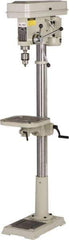 Enco - 346mm Swing, Step Pulley Drill Press - 16 Speed, 3/4 hp, Single Phase - Top Tool & Supply