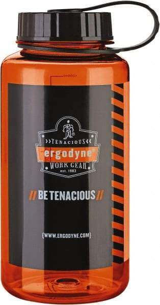 Ergodyne - 0.25 Gal Water Bottle Pouch - Plastic, Orange - Top Tool & Supply