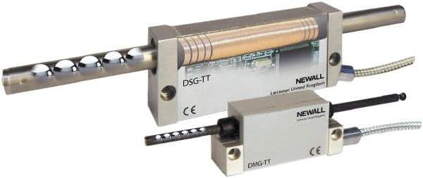 Newall - 76" Max Measuring Range, 5 & 10 µm Resolution, 86" Scale Length, Inductive DRO Linear Scale - 10 µm Accuracy, IP67, 11-1/2' Cable Length, Series DSG-TT - Top Tool & Supply