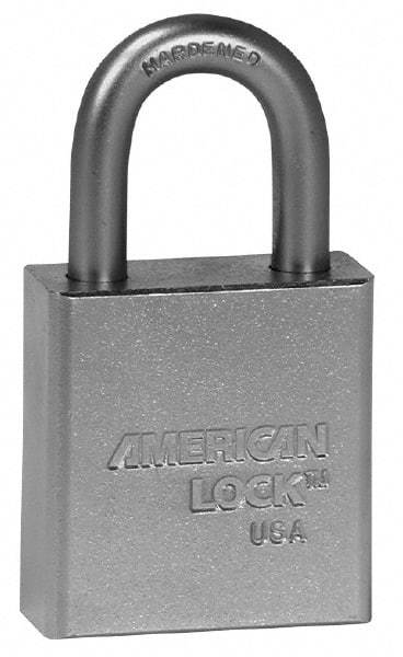 American Lock - 3" Shackle Clearance, Keyed Alike A5202 Padlock - 5/16" Shackle Diam, Steel - Top Tool & Supply