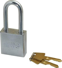 American Lock - 2" Shackle Clearance, Keyed Different A5201 Padlock - 5/16" Shackle Diam, Steel - Top Tool & Supply