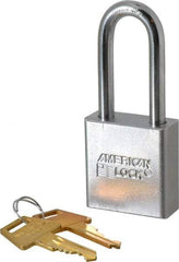 American Lock - 2" Shackle Clearance, Keyed Alike A5201 Padlock - 5/16" Shackle Diam, Steel - Top Tool & Supply