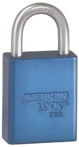 American Lock - Keyed Alike Conductive Lockout Padlock - 3" Shackle Clearance, 1/4" Shackle Diam, 1.8" Body Height x 1-1/2" Body Width, Green, 5 Pins - Top Tool & Supply