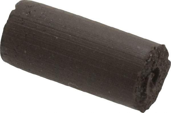 Cratex - 1/4" Max Diam x 1/2" Long, Cylinder, Rubberized Point - Medium Grade, Silicon Carbide, 1/16" Arbor Hole, Unmounted - Top Tool & Supply