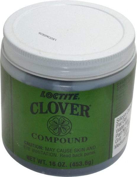 Loctite - 1 Lb Water Soluble Compound - Compound Grade Very Fine, 220 Grit, Black & Gray, Use on General Purpose - Top Tool & Supply