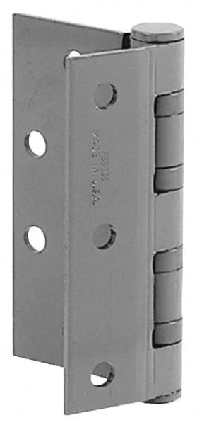 Stanley - 4-1/2" Long x 4-1/2" Wide Steel Half Mortise Commercial Hinge - Top Tool & Supply